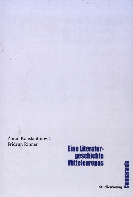 Eine Literaturgeschichte Mitteleuropas