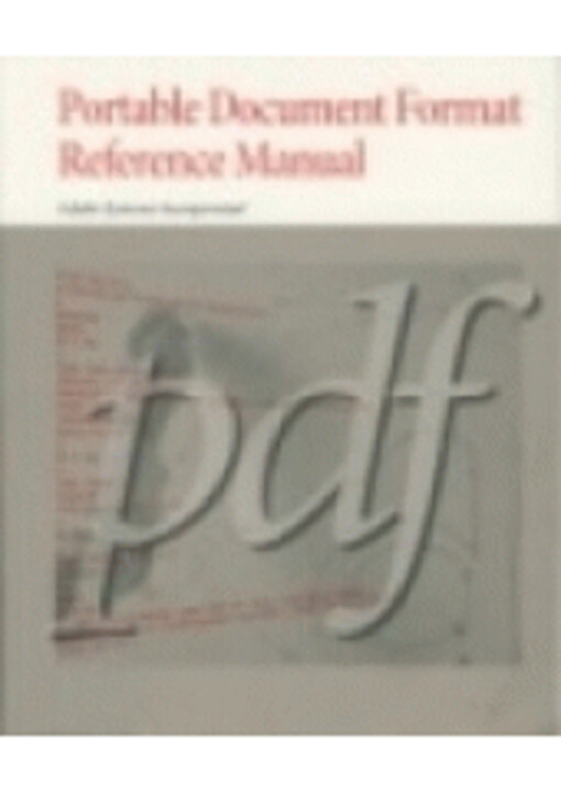 Portable Document Format Reference Manual (APL)