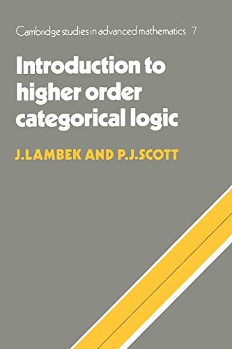 Introduction to higher order categorical logic