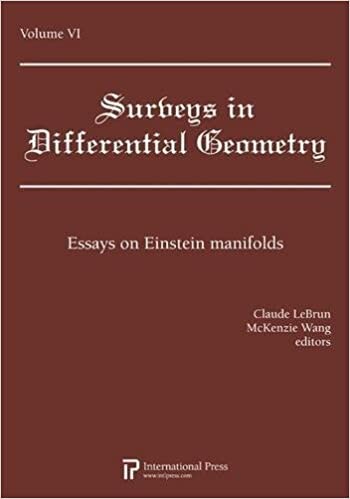 Surveys in Differential Geometry, Vol. 6: Essays on Einstein Manifolds