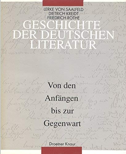 Geschichte der deutschen Literatur : von den Anfängen bis zur Gegenwart