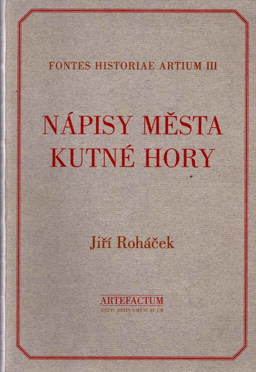 Corpus inscriptionum Bohemiae