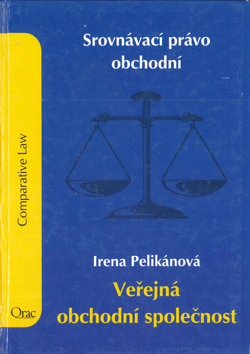 Srovnávací právo obchodní : veřejná obchodní společnost