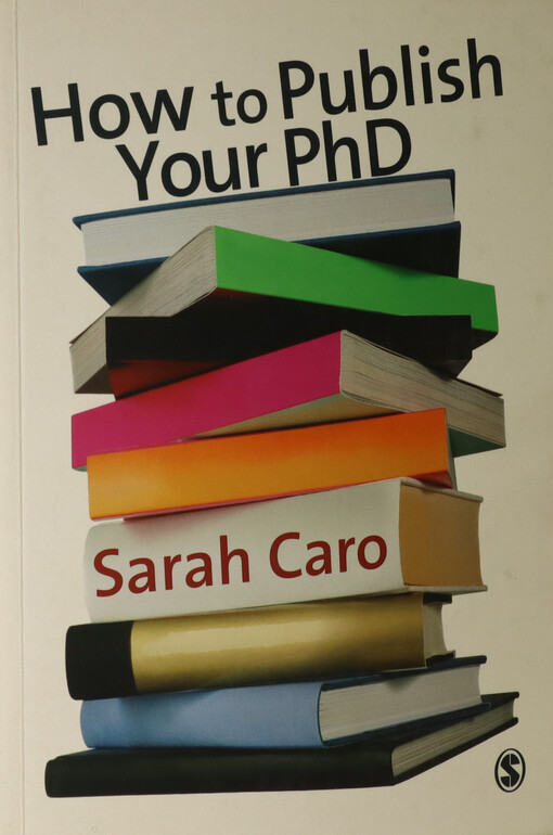 How to Publish Your PhD