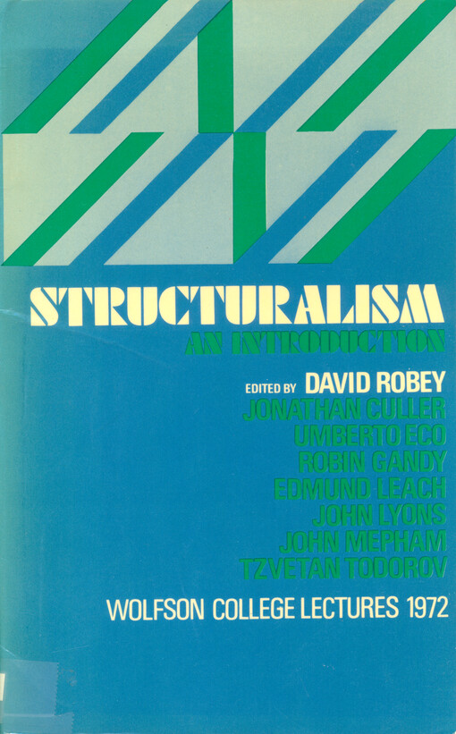 Structuralism : an introduction