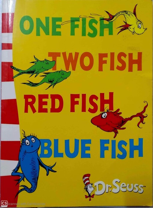 One Fish, Two Fish, Red Fish, Blue Fish (Dr Seuss Blue Back Books)