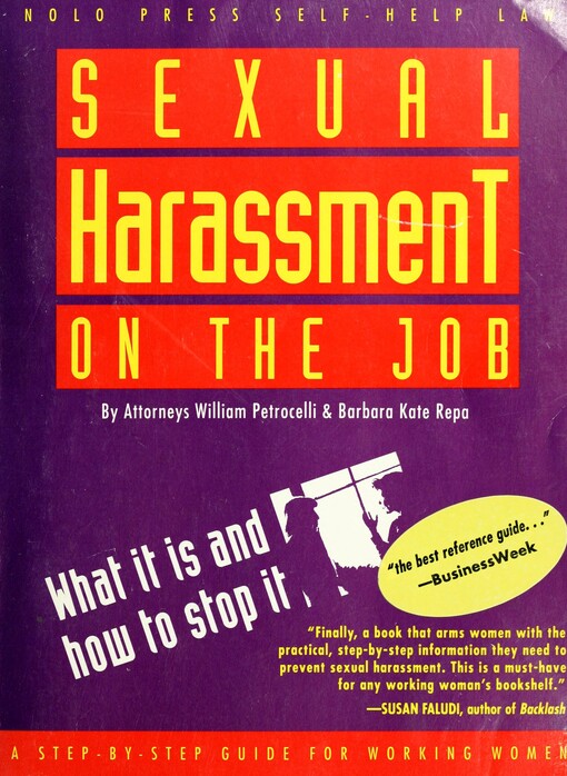 Sexual Harassment on the Job -1992 publication.