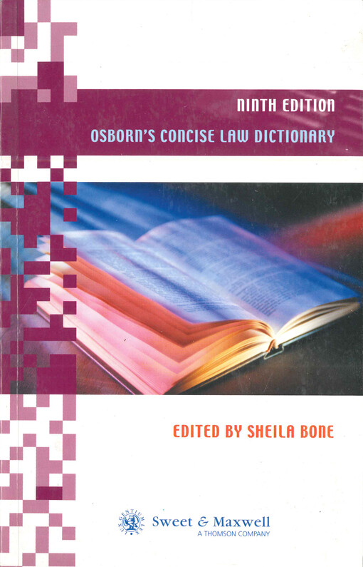 Osborn's concise law dictionary