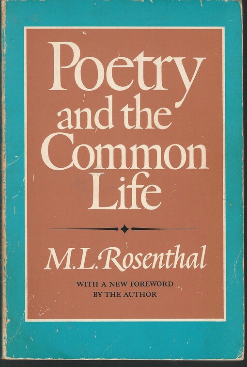 Poetry & Common Life