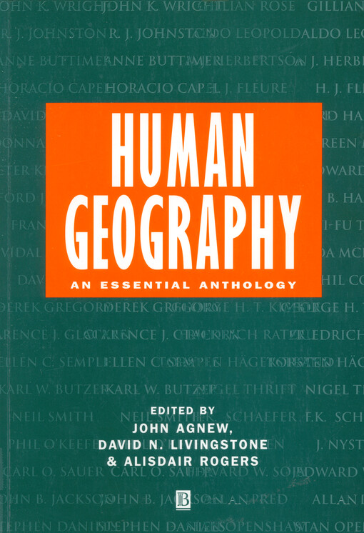 Human geography : an essential anthology