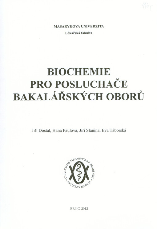 Biochemie : pro posluchače bakalářských oborů