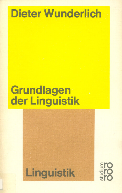 Grundlagen der Linguistik
