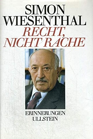 Recht, nicht Rache. Erinnerungen.