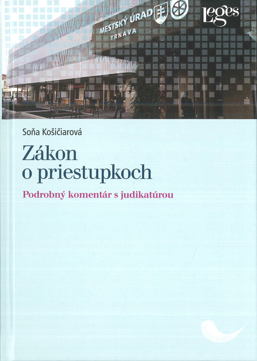 Zákon o priestupkoch : podrobný komentár s judikatúrou