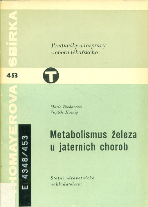 Metabolismus železa u jaterních chorob