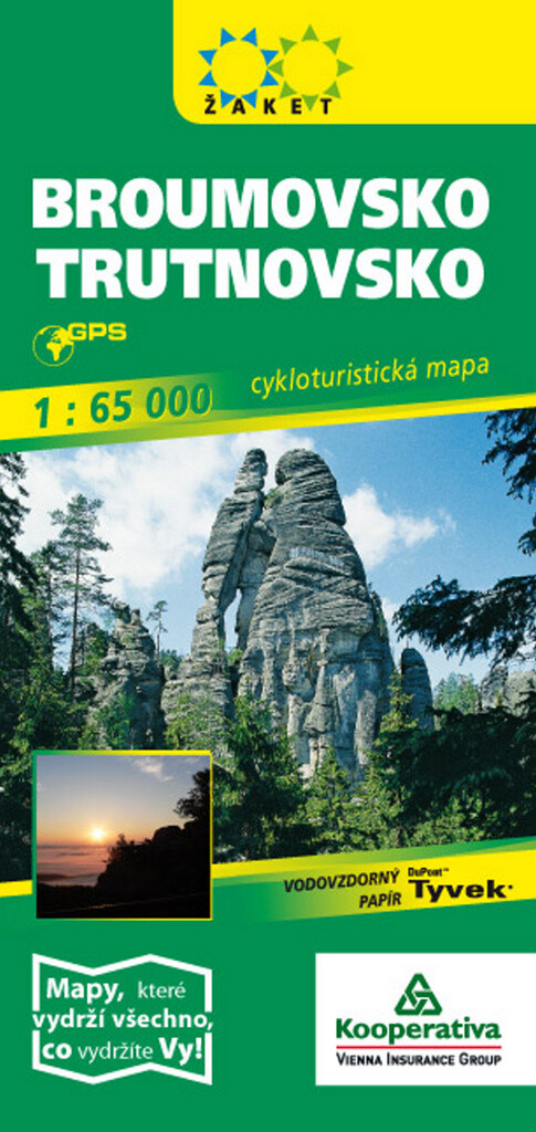 Broumovsko, Trutnovsko cykloturistická mapa 1:65 000