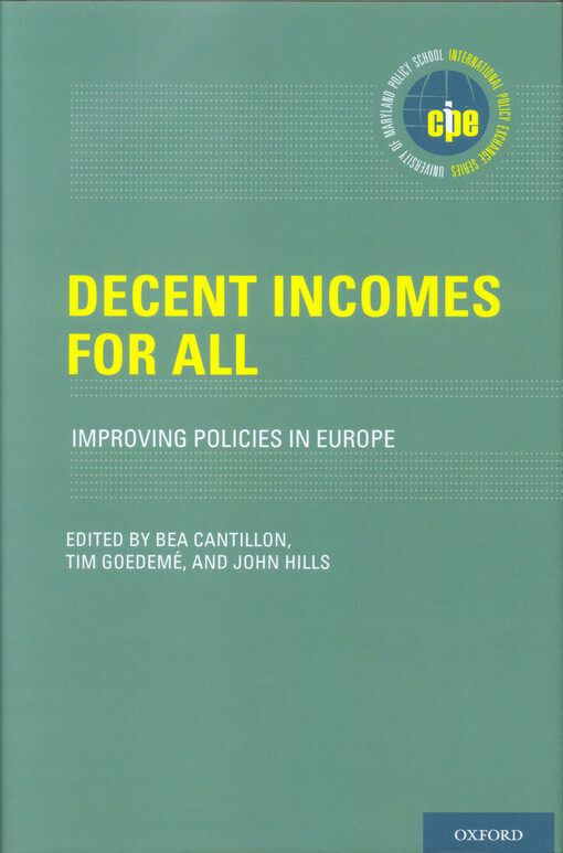 Decent incomes for all : improving policies in Europe