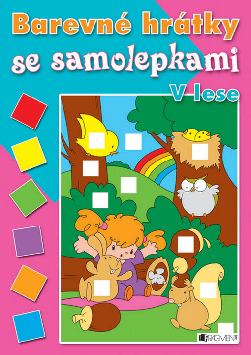 Barevné hrátky se samolepkami. V lese