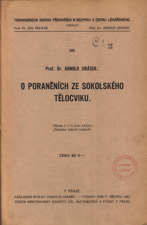 O poraněních ze sokolského tělocviku