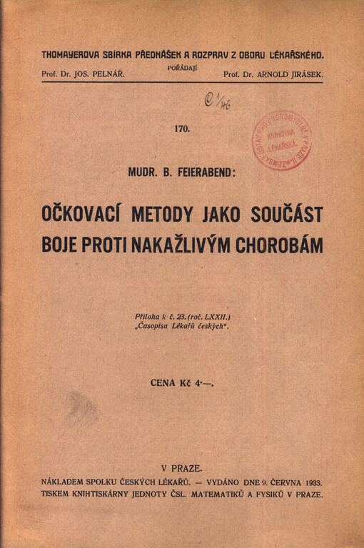 Očkovací metody jako součást boje proti nakažlivým chorobám