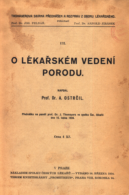 O lékařském vedení porodu