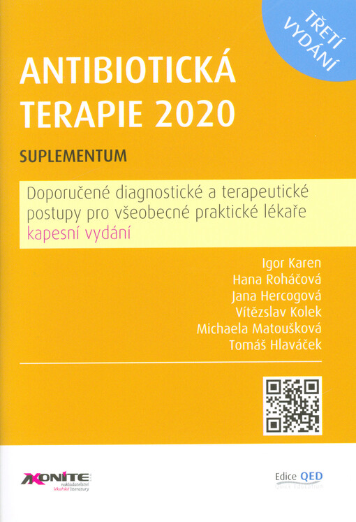 Antibiotická terapie 2020 : suplementum : doporučené diagnostické a terapeutické postupy pro všeobecné praktické lékaře : kapesní vydání