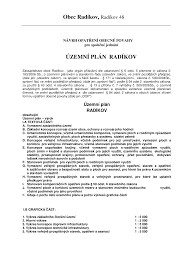 Radíkov územní plán obce : rastrový