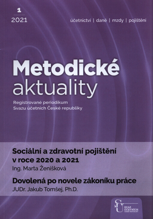 Sociální a zdravotní pojištění v roce 2020 a 2021