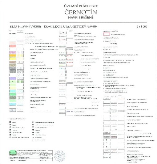 Černotín územní plán obce : rastrový