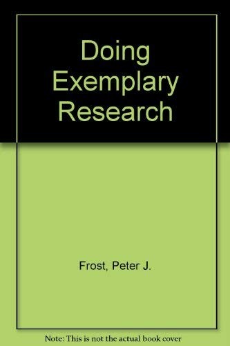 Doing Exemplary Research