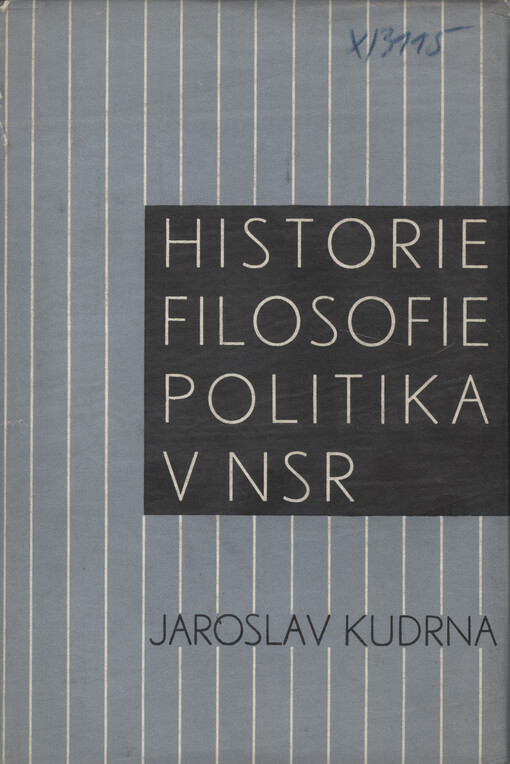 Historie, filosofie, politika v NSR