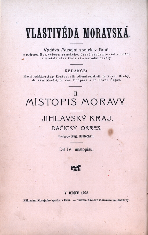 Vlastivěda moravská