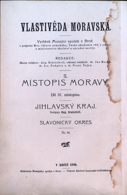 Vlastivěda moravská