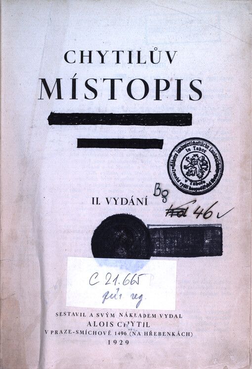 Chytilův místopis Československé republiky