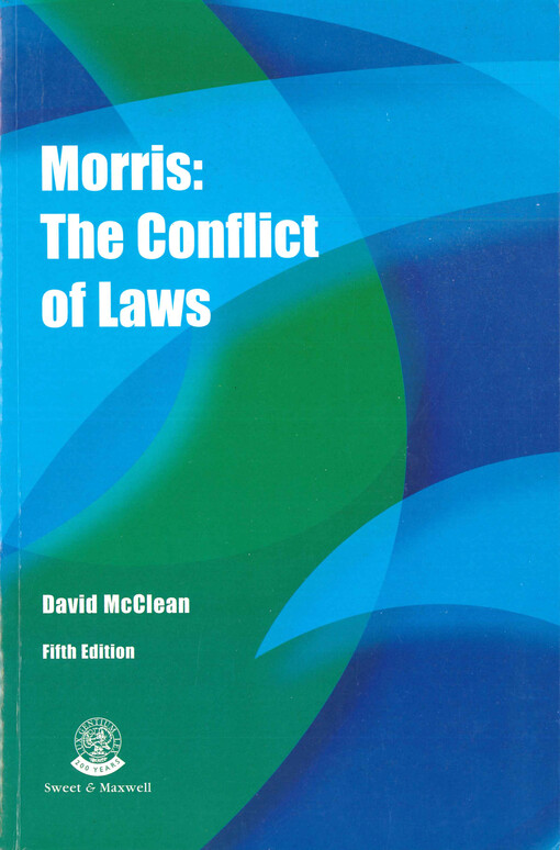 The conflict of laws