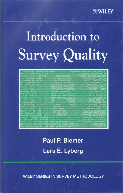 Introduction to survey quality