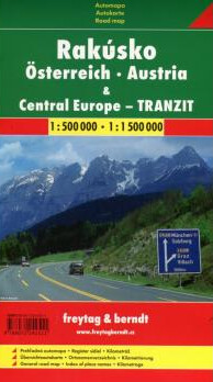 Rakousko Střední Evropa : automapa