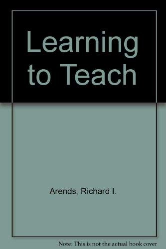 Learning to teach
