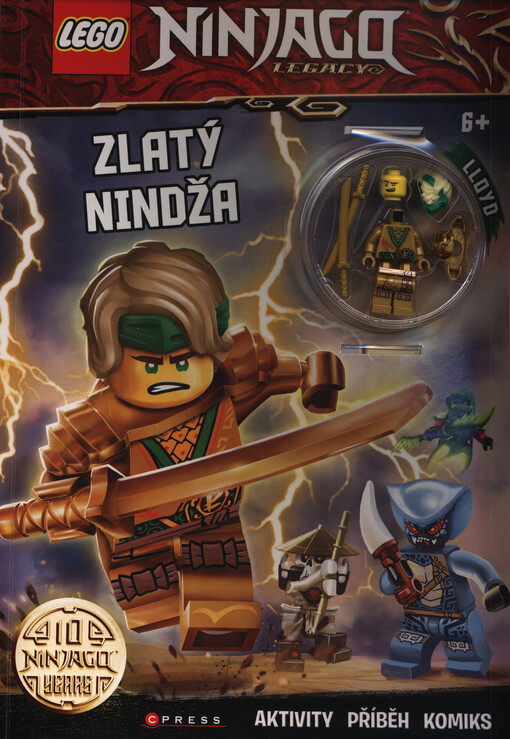 LEGO Ninjago : aktivity, příběh, komiks. Zlatý nindža