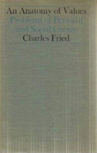 An Anatomy of Values: Problems of Personal and Social Choice