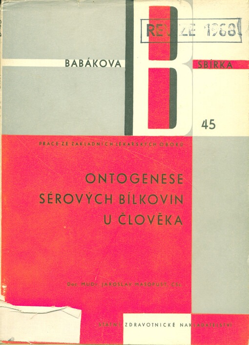 Ontogenese sérových bílkovin u člověka