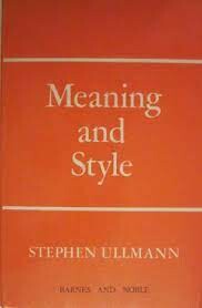 Meaning and style : collected papers