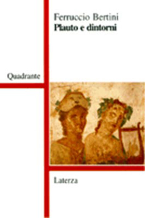 Plauto e dintorni (Quadrante) (Italian Edition)