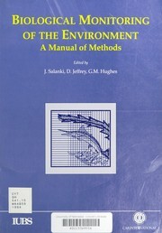 Biological Monitoring of the Environment: A Manual of Methods (Cab International Publication)