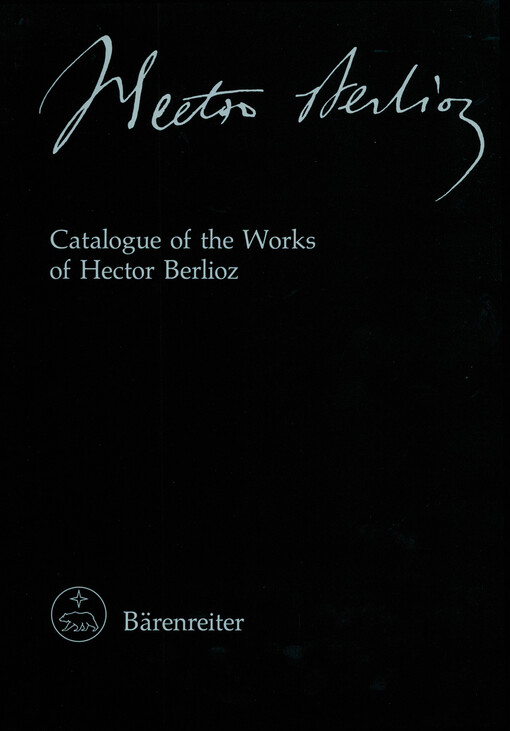 Catalogue of the works of Hector Berlioz