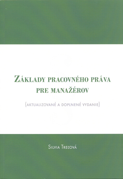 Základy pracovného práva pre manažérov