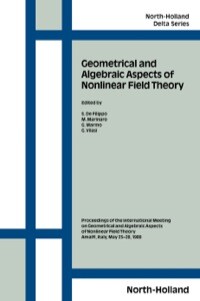 Geometrical and algebraic aspects of nonlinear field theory : proceedings of the meeting on Geometrical and algebraic aspects of nonlinear field theory, Amalfi, Italy, May 23-28, 1988