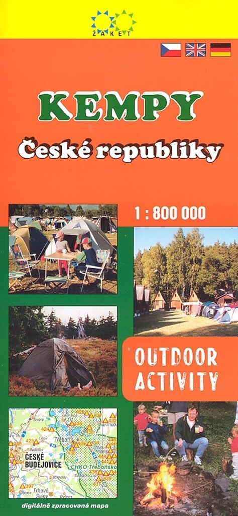 Kempy České republiky Camping-sites of the Czech Republic = Campingplätze in der Tschechischen Republik