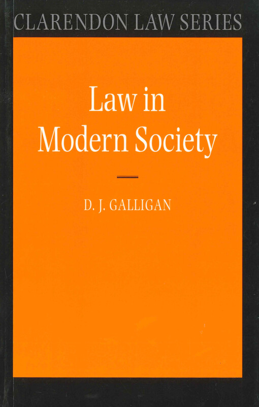Law in modern society