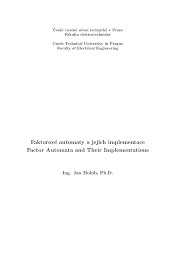 Factor automata and their implementations = Faktorové automaty a jejich implementace